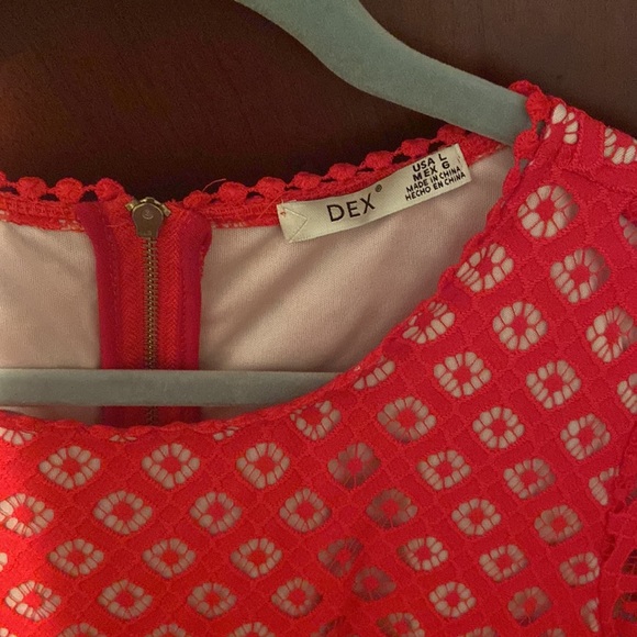 Red work dress - Picture 2 of 3